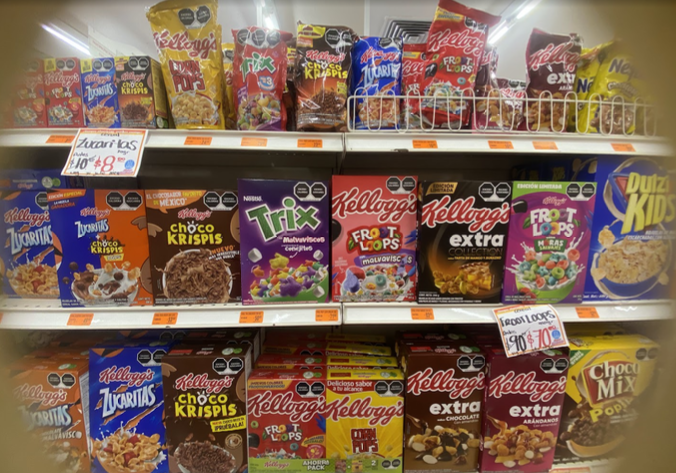 Cereal boxes comparison