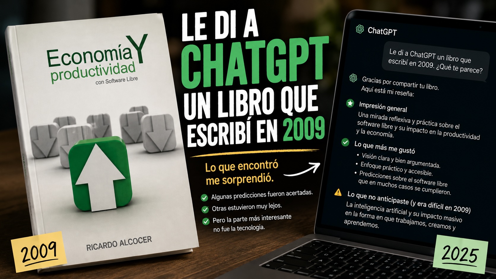 Le Di a ChatGPT un Libro Que Escribí en 2009