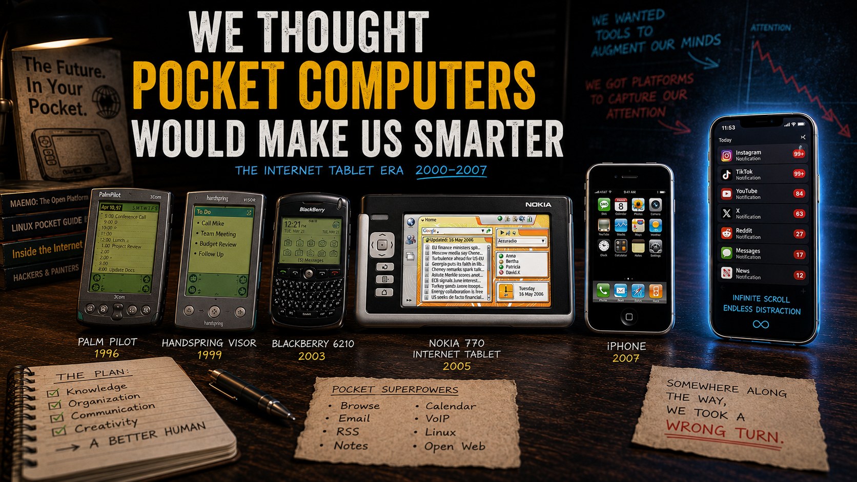 We Thought Pocket Computers Would Make Us Smarter